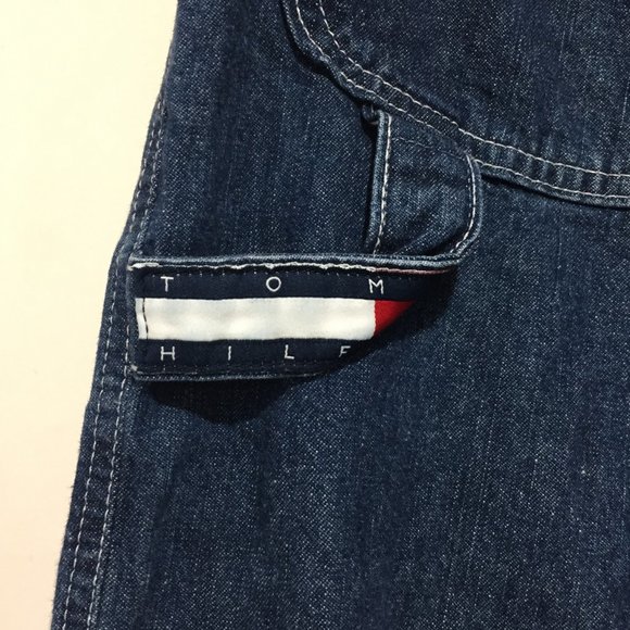 VINTAGE TOMMY HILFIGER CARPENTER HIGH RISE JEANS SIZE 8 - Picture 7 of 8